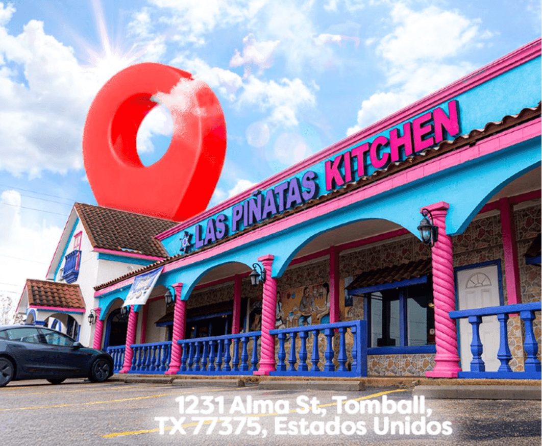 Las Piñatas Kitchen storefront at 1231 Alma St, Ste A, Tomball, TX